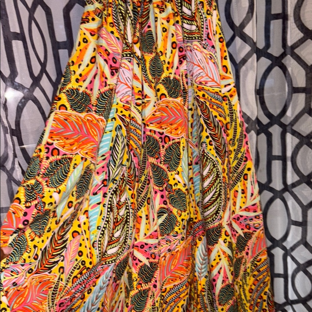 Colorful Patterned Maxi Dress - Picture 3 of 6